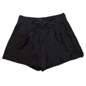Ann Taylor Linen Shorts with Removable Tie Belt Size 6